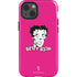 Betty Boop Pink Background iPhone 15 Impact Case